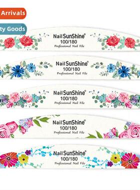Nail art tools set rose pattern nail polish nail file strip