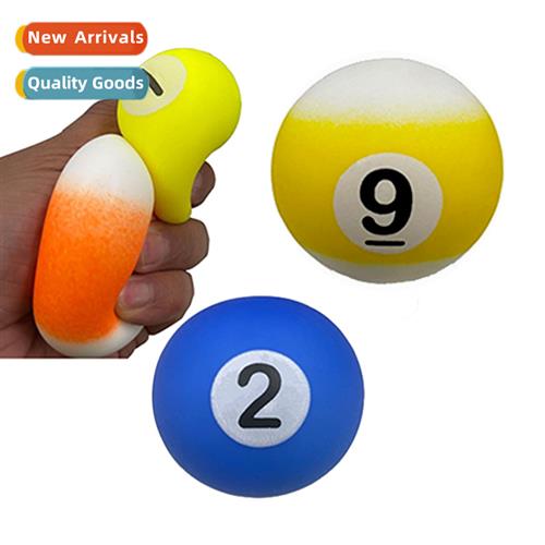 TPR vent flour ball decompressi billiard toys extrusi pool b