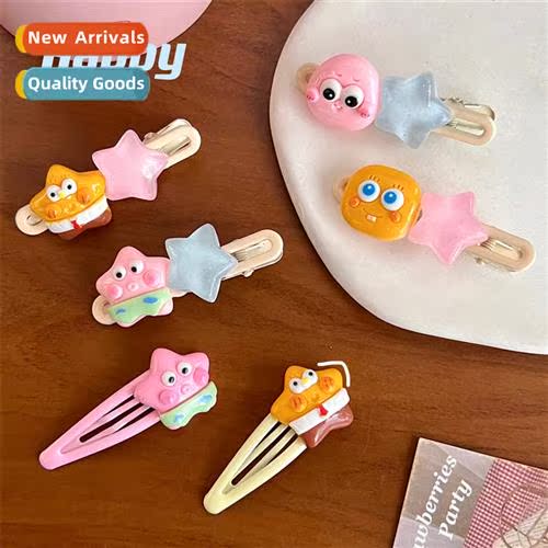 New cute carto series bb clip oval duckbill clip sweet girl