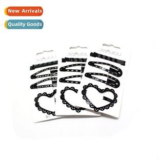 black lacquer hollow clip accessories Japan headdress