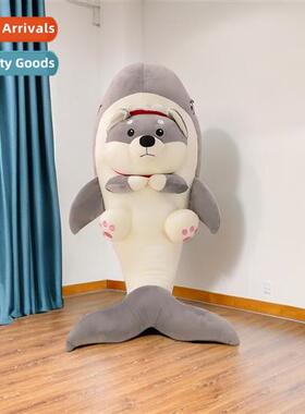 Creative plush shark dog shark sculpture pillow pendant shar