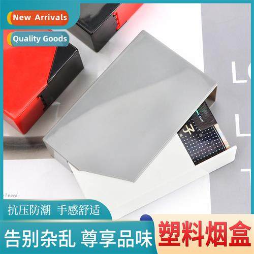 ABS material creative 20pcs cigarette case side slide open a