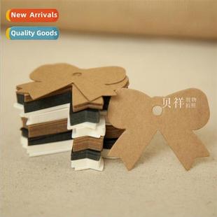 tags clothing cards bow log hmade small diy kraft blank