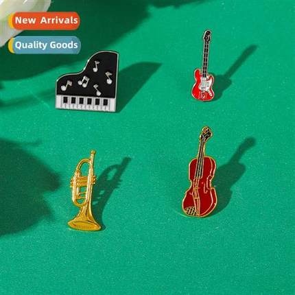 New retro style music series alloy brooch exquise atmosphere