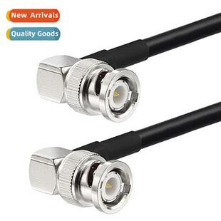 RF RF coaxial cable assembly BNC male elbow to BNC male elbo