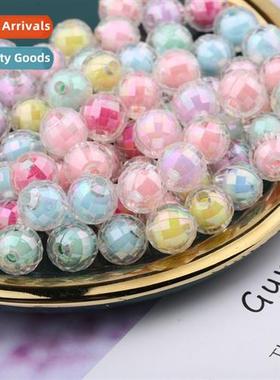 10mm illusi AB color earth beads acrylic knting k accessorie