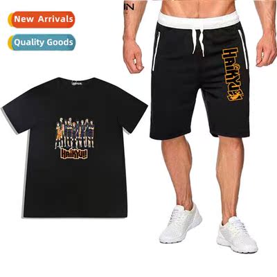 2021 Japanese anime volleyball teenager face short-sleeved s