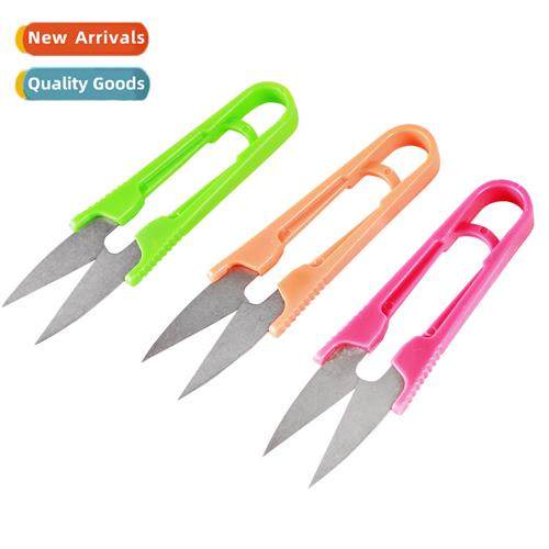Cross Stch U-Shape Scissors Plastic Colorful Yarn Scissors T