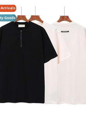 2020 new tide FOG ESSENTIALS seas 6 half zipper men  women i