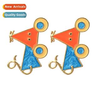 New Korean persaly simple exaggerated cute ltle mouse earrin
