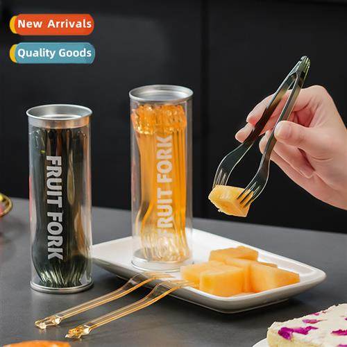 Multifunctial fru fork dessert salad clip o home picnic port