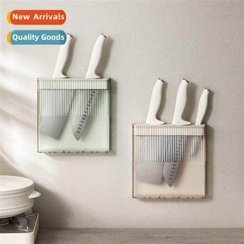 Wall-mounted knife rack kchen no-hole put vegetables knife s
