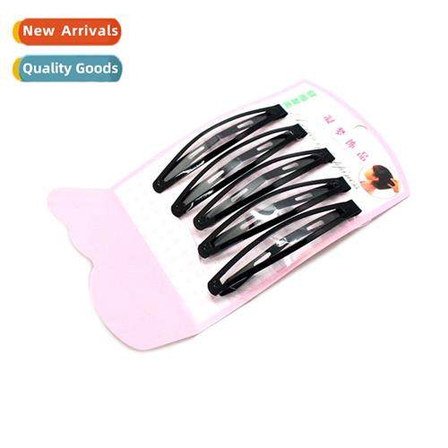 Black bb clip Baked glossy black bb clip Simple  clip jewelr