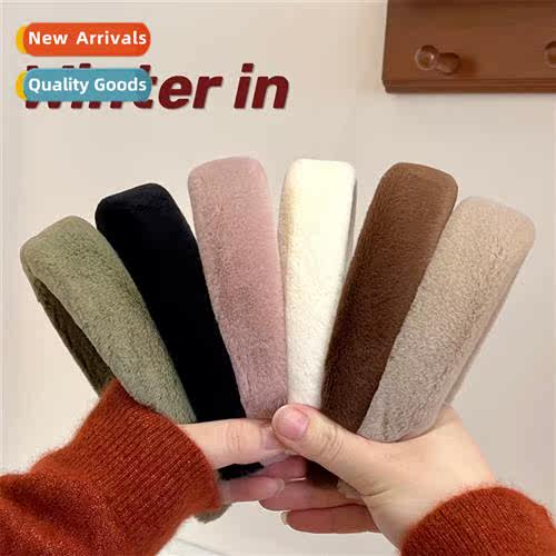 Autumn  winter temperament versatile plush  b retro simple l