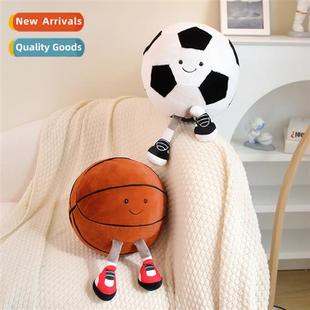 Soccer baby doll basketball baby plush toys creative soccer
