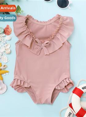 Girls spring  autumn  2022 new n sleeveless solid color pers