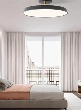 Simple modern round bedroom led ceiling light home warm slan