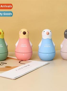 Small parrot mechanical timer carto cute children students s