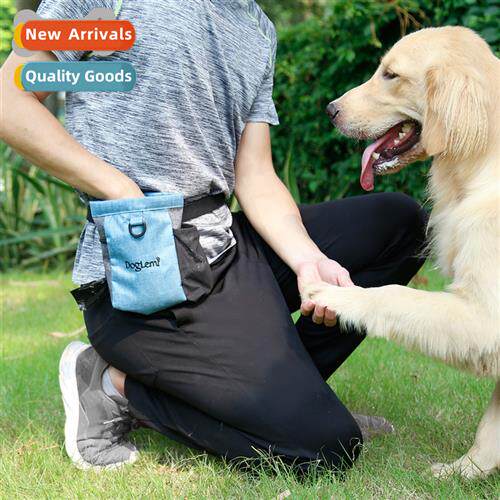 Pet portable training dog snack bag canvas bag dog food fann