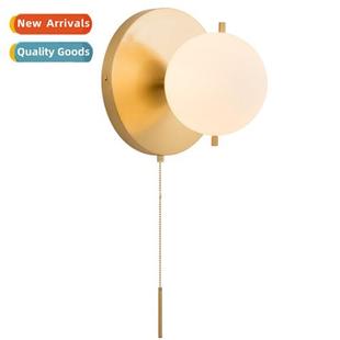 wall lamp room glass living orb modern Scinavian creative
