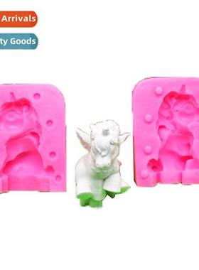 DIY Baking 3D Unicorn Pegasus Flipping Gum Drip Handmade Soa