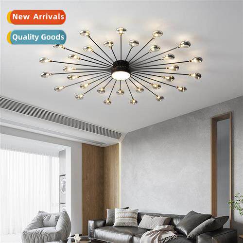 Post-modern  multi-head straight tube ceiling light art all