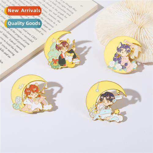 Film and televisi peripheral star characters alloy brooch TN