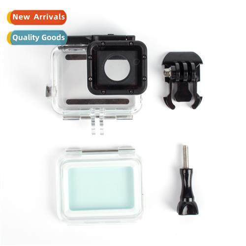 适用gopro5/6 touch screen waterproof case black black lockin