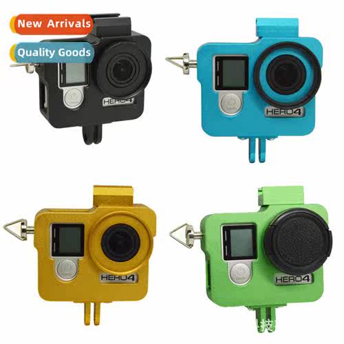 适用gopro4 Hero4 Cage CNC Protective Frame gopro metal case