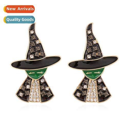 alloy diamd oil drop earrings retro fashi Halloween  earring