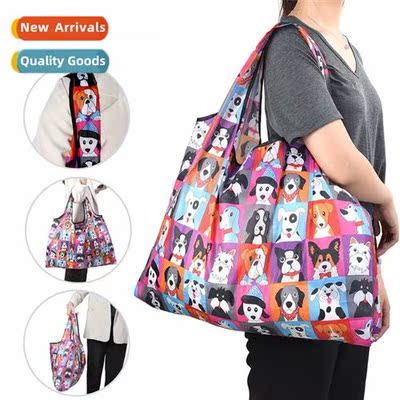 Foldable Shopping Bag Waterpro Portable Supermarket Large Ca