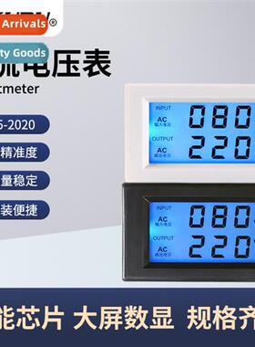 D85-2020 AC voltage dual display AC80-500V high-defini LCD d