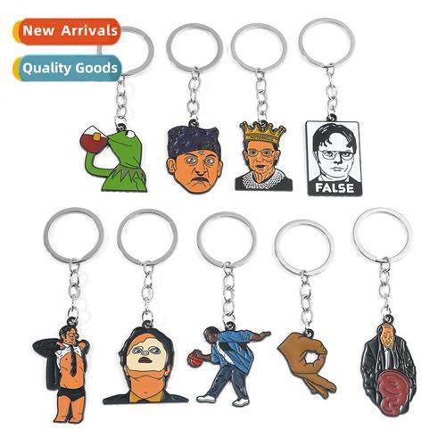 Game peripheral hollow knight metal necklace key alloy oil d