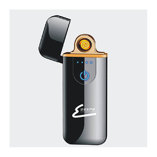 智能触摸感应打火机USB充电无明火印安全生产月标志活动发放礼品