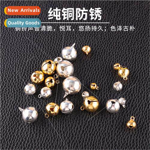 Gold silver copper bell diy pet bell bracelet anklet necklac