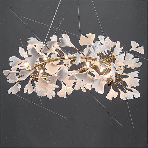 Designer creative petal light luxury living room restaurant