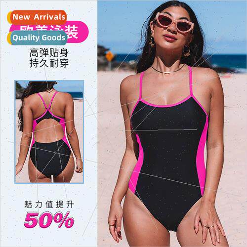 Sexy Europe one-piece swimsu women 2023 new fashion conserva