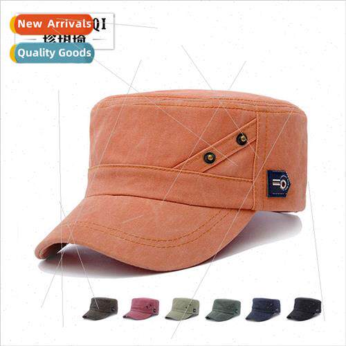 Korea  new washed do old sun hat men simple cotton flat cap