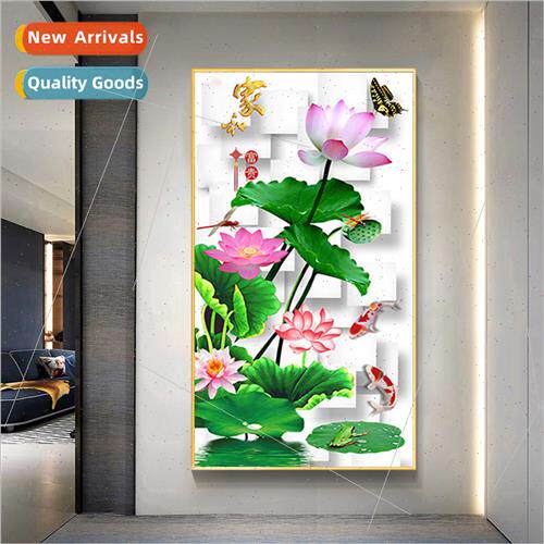 Diamond painting new modern Chinese living room vertical  ho