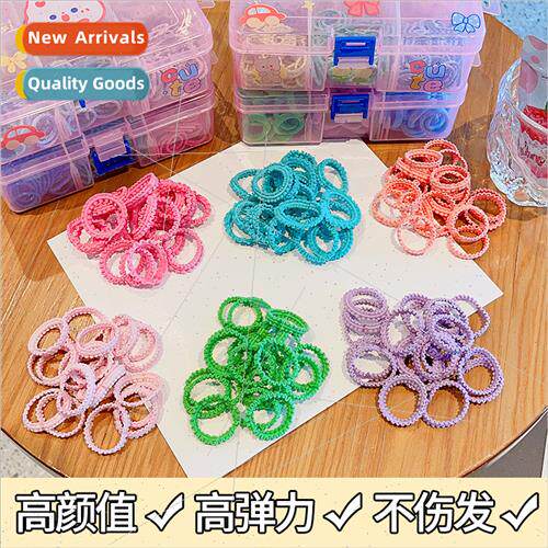 Children leather bdoes not hurt hair braids colorful hair bg