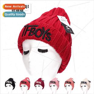 handmade new hat wool thick ladies cap knted winter autumn