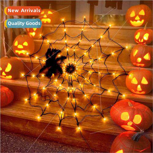 New LED Halloween spider pumpkin ghost festival props ambien