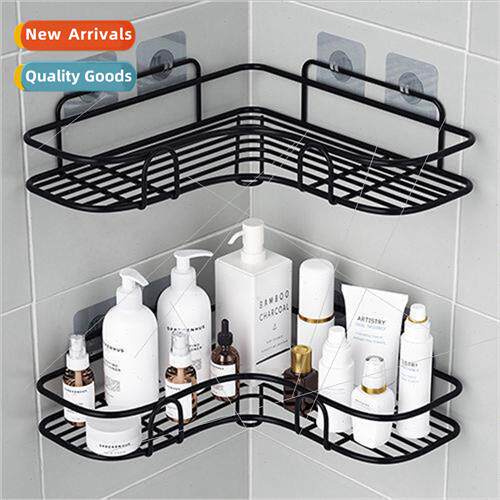 Iron triangle shelf corner bathroom shelf bathroom wall moun