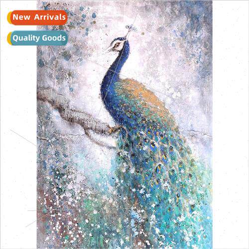 New full diamond peacock diamond painting living room animal