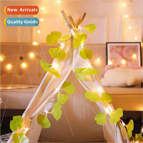 New 10LED Ginkgo Biloba String ghts Faux Leaf Small Colorful