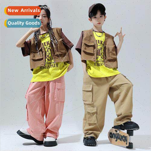 Set Dance Childrens  Clothing hiphop hip-hop boys work pants