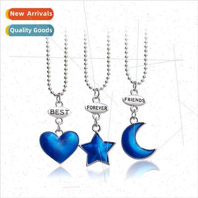 Pop Jewelry  sters Necklace  Friends Collection Love Star Mo