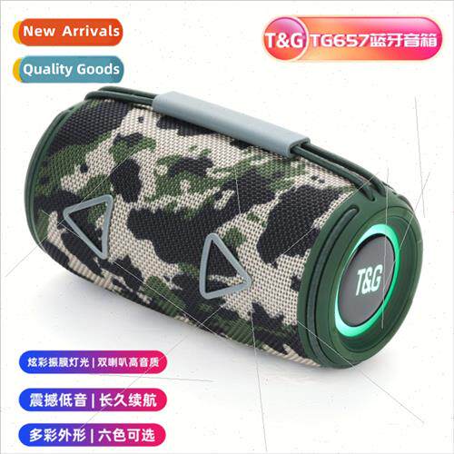 New Bluetooth speaker TG657 outdoor portable sports cylinder