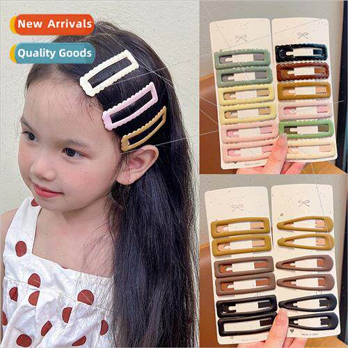 Children hair clips 2023 new broken hair ltle girl hair card