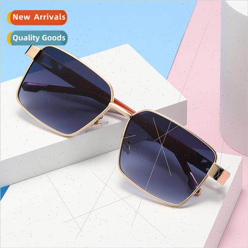 6064 square metal imation wood grain sunglasses 2024 new per